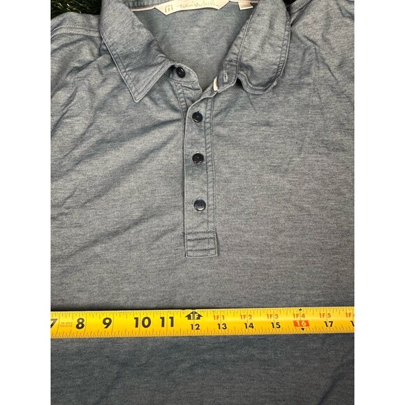 Travis‎ Mathew Mens Gray Short Sleeve 4 Button Golf Polo Shirt  Size XXL - Picture 4 of 7